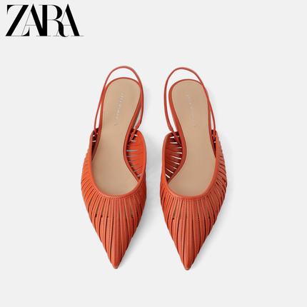 zara femme chaussures plates
